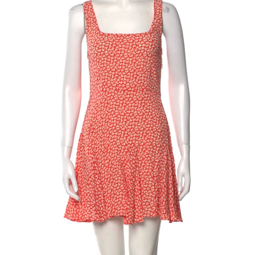 Doen Floral Print Mini Dress